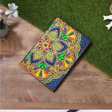 Load image into Gallery viewer, Diamond Painting Notebook Flower design