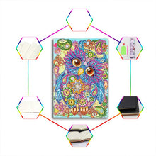 Load image into Gallery viewer, Diamond Painting Notebook Owl