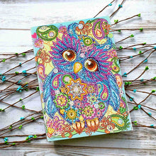 Load image into Gallery viewer, Diamond Painting Notebook Owl