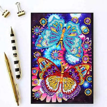 Load image into Gallery viewer, Diamond Painting Notebook Butterflies