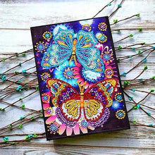 Load image into Gallery viewer, Diamond Painting Notebook Butterflies