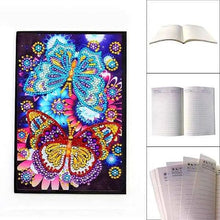 Load image into Gallery viewer, Diamond Painting Notebook Butterflies