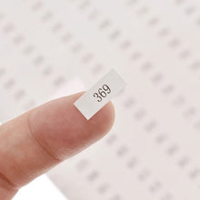 Load image into Gallery viewer, Diamond Painting Premium Labels with all 630 DMC numbers