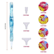 Load image into Gallery viewer, Diamond Painting Premium Pen Waves Light Blue 5 Variants