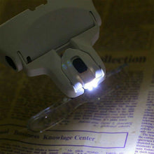 Load image into Gallery viewer, Diamond Painting Magnifying Glass Reading Magnifier with LED Lights Accessory