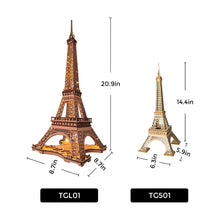 Load image into Gallery viewer, 3D Puzzle - Night of the Eiffel Tower