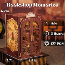 Load image into Gallery viewer, DIY Book Nook kit - Bookshop Memories