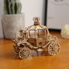 Load image into Gallery viewer, 3D Puzzle - Pumpkin Cart