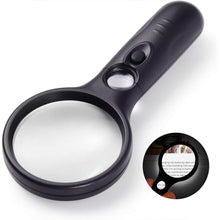 Load image into Gallery viewer, Diamond Painting LED Magnifying Glass with 10/20x magnification accessory.