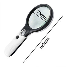 Load image into Gallery viewer, Diamond Painting LED Magnifying Glass with 10/20x magnification accessory.