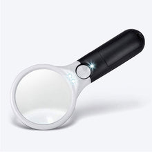 Load image into Gallery viewer, Diamond Painting LED Magnifying Glass with 10/20x magnification accessory.