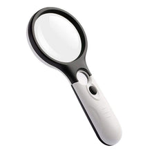 Load image into Gallery viewer, Diamond Painting LED Magnifying Glass with 10/20x magnification accessory.