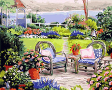 Load image into Gallery viewer, Paint by numbers | Water garden | advanced flowers new arrivals landscapes | Figured&#39;Art