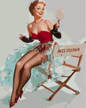 Load image into Gallery viewer, Paint by numbers | Pin-up Miss Sylvania | easy women new arrivals pin-up | Figured&#39;Art
