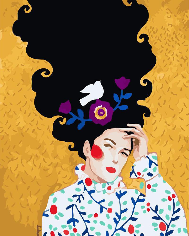 Paint by numbers | Woman and hairstyle | women intermediate new arrivals portrait | Figured'Art