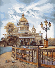 Load image into Gallery viewer, Paint by numbers | Nice building by the road | advanced new arrivals cities | Figured&#39;Art