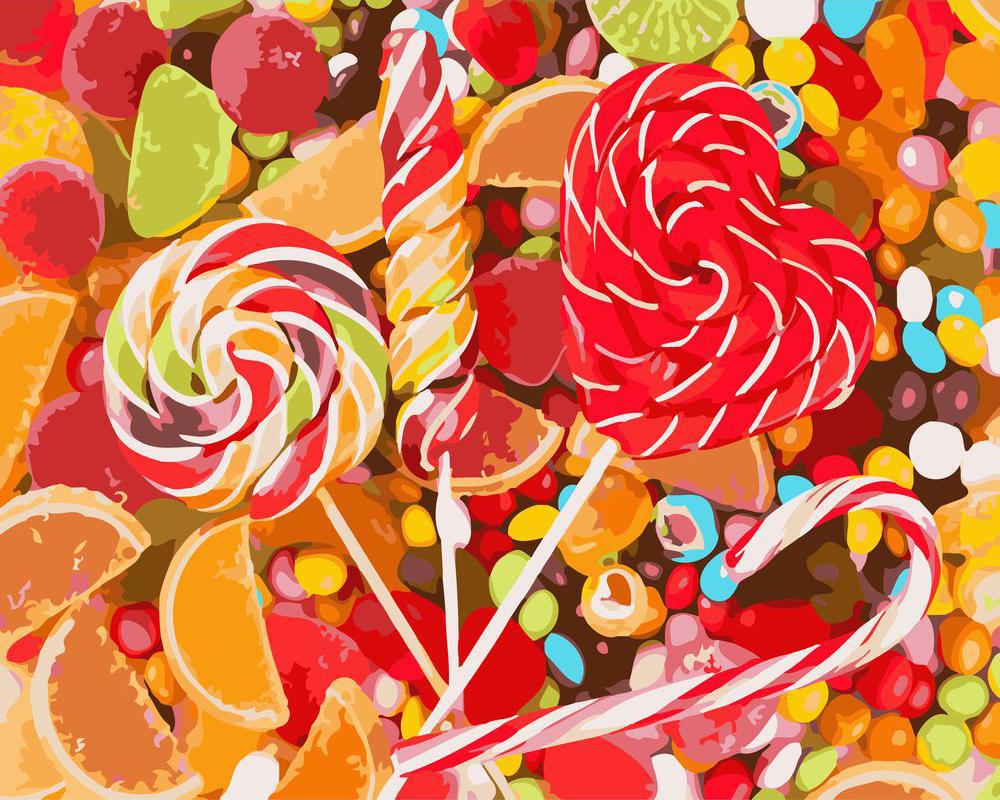 Paint by numbers | Candy and fruit | advanced kitchen new arrivals | Figured'Art