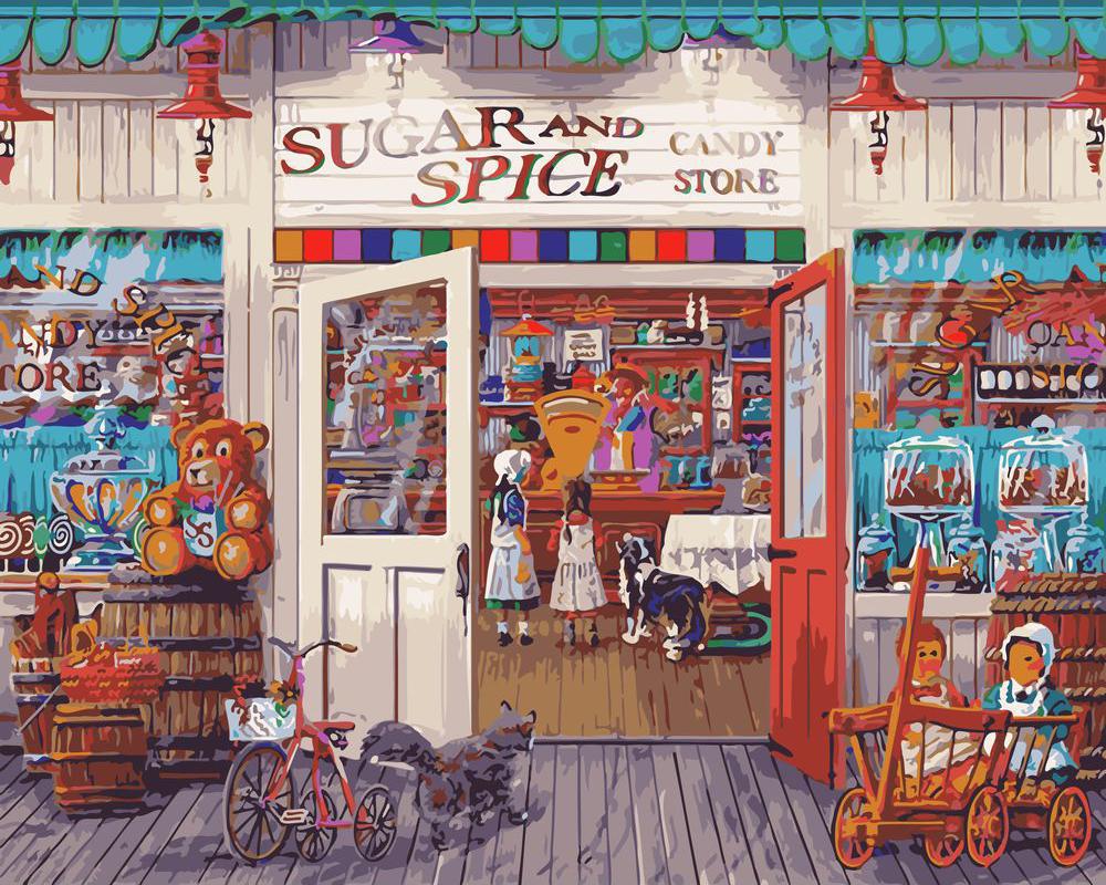 Paint by numbers | Sugar and spices store | advanced new arrivals cities | Figured'Art