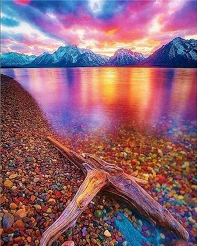 paint by numbers | colorful landscape | new arrivals landscapes advanced | FiguredArt