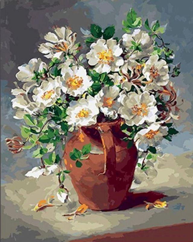 paint by numbers | country bouquet | new arrivals flowers intermediate | FiguredArt