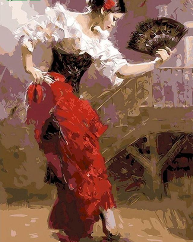 paint by numbers | spanish dancer | new arrivals dance easy | FiguredArt