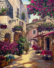 Load image into Gallery viewer, paint by numbers | quiet street in provence | new arrivals cities advanced | FiguredArt