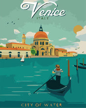 Load image into Gallery viewer, Paint by Numbers - Travel Poster Venice, City of Water