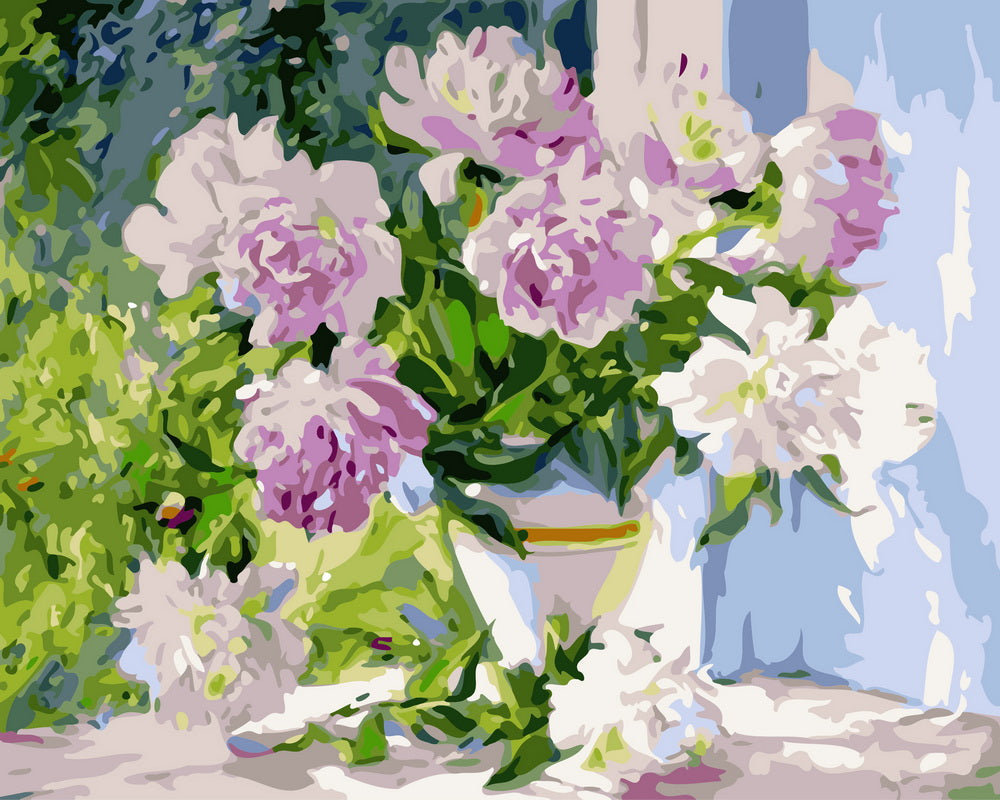 Paint by Numbers - Lovely bouquet of flowers in the sun