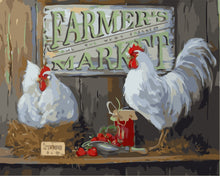 Load image into Gallery viewer, Paint by Numbers - Chickens on the farm