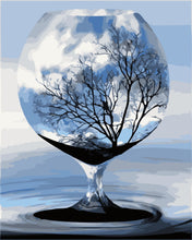 Load image into Gallery viewer, Paint by Numbers - Tree in a glass