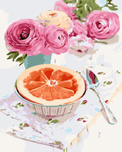 Load image into Gallery viewer, Paint by Numbers - Roses and grapefruit