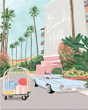 Load image into Gallery viewer, Paint by Numbers - Travel Poster Beverly Hills