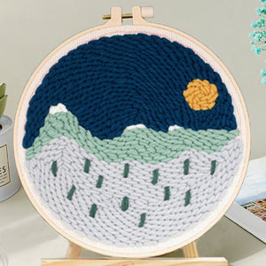 Punch Needle Kit - Mountains in the Distance