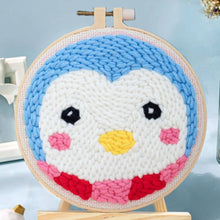 Load image into Gallery viewer, Punch Needle Kit - Penguin