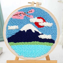 Load image into Gallery viewer, Punch Needle Kit - Mount Fuji