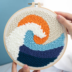 Punch Needle Kit - The Great Wave
