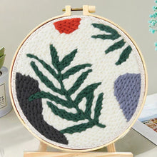 Load image into Gallery viewer, Punch Needle Kit - Leaf Variation 1