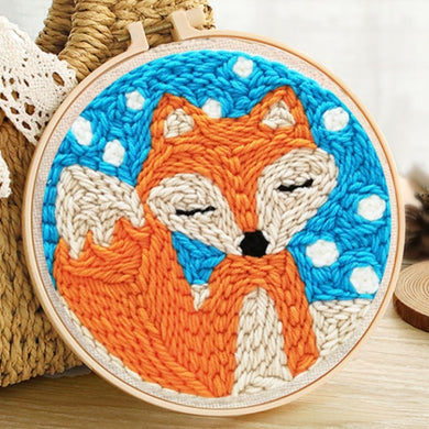 Punch Needle Kit - Fox in the Snow