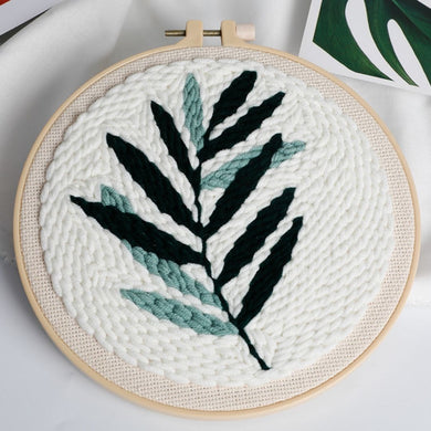 Punch Needle Kit - Two-Toned Leaf