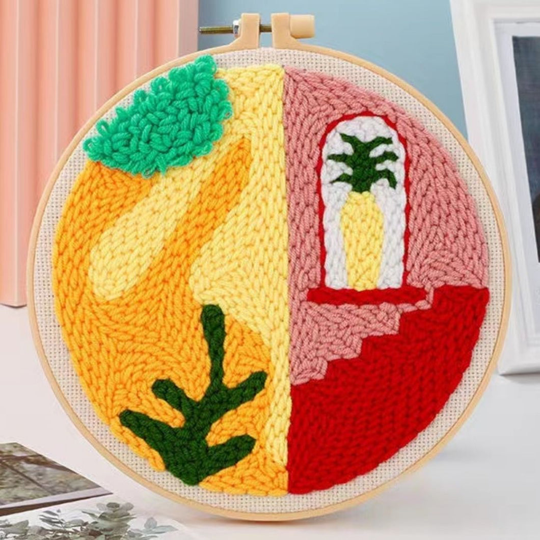 Punch Needle Kit - Plants in the Window and the Garden