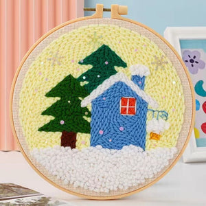 Punch Needle Kit - Snowy Day