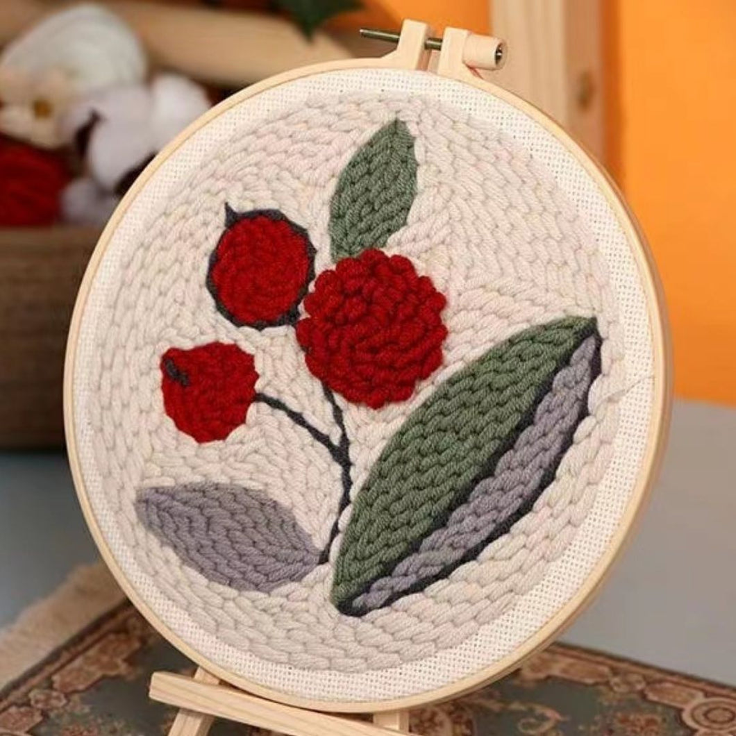 Punch Needle Kit - Cotoneaster