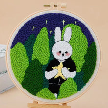 Load image into Gallery viewer, Punch Needle Kit - Rabbit in the Woods