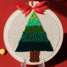 Load image into Gallery viewer, Punch Needle Kit - A Christmas Tree