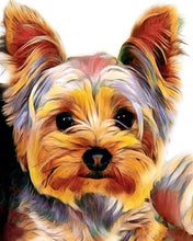 Load image into Gallery viewer, Stamped Cross Stitch Kit - Yorkshire terrier