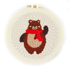 Load image into Gallery viewer, Punch Needle Kit - Hello Bear