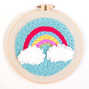 Punch Needle Kit - Bright Rainbow