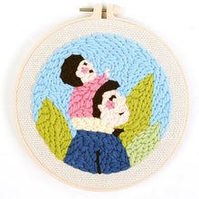 Load image into Gallery viewer, Punch Needle Kit - Father and Child