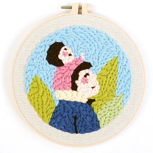 Punch Needle Kit - Father and Child