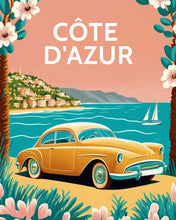 Load image into Gallery viewer, Diamond Painting - Travel Poster Côte d&#39;Azur